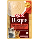 Ciao Bisque Puree Kattensnack Chicken&Beef 40 gr