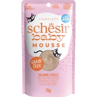 12x Schesir Baby Kitten Mousse Zalm 70 gr product name