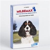 Milbemax Kleine Honden en Puppies 4 tabletten