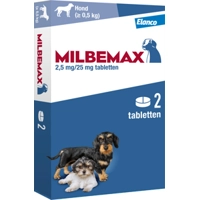 Milbemax - kleine hond - 2 tabletten