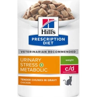 Hill's - c/d Urinary Stress + Metabolic - Feline - 12 x 85 g