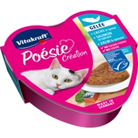 Vitakraft Poésie Zalm & Spinazie in Gelei - 15 x 85 g product name