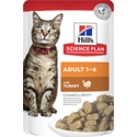 Hill's Adult nat kattenvoer met kalkoen maaltijdzakje multipack 1 tray (12 x 85 g)