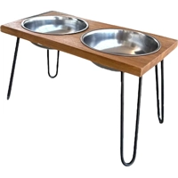 Quapas! Premium Teakhouten Eet- en Drinkstandaard product name