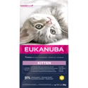 4x Eukanuba Junior Kitten Kattenvoer Kip - Lever 2 kg