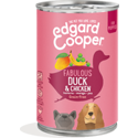 Edgard & Cooper Eend en Kip Puppy natvoer hond blik 400 gram