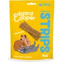 Edgard & Cooper Strips Kalkoen&Kip hondensnacks 75 gram