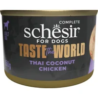 8x Schesir Taste The World Hond Thai Coconut 150 gr 8x Schesir Taste The World Hond Thai Coconut 150 gr