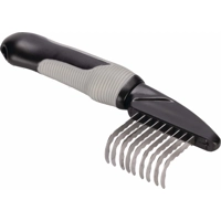 Beeztees Klittenkam - Grof - Zwart/grijs - 19 cm product name