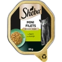 Sheba Mini Filets met konijn in saus natvoer kat (kuipjes 85 g) Per 22 (22 x 85 g)
