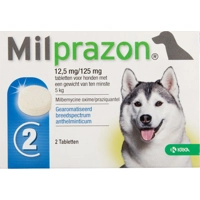 Milprazon grote hond (12,5 mg) - 2 x 4 tabletten product name