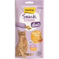 8x GimCat Kattensnack Cream Duo Kip & Pompoen 6 x 15 gr product name