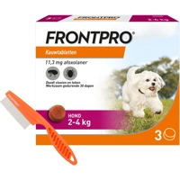 FRONTPRO S - 3 Tabletten + Gratis Vlooienkam product name