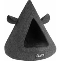 Let's Sleep Pet Cave TeePee Antraciet 50 x 45 cm product name