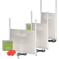 Kerbl Automatische Kippendeur met Schuifdeur - 220 x 330 mm - S