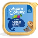 Edgard & Cooper Zalm & Kalkoen hond natvoer kuipjes 11 x 150gr