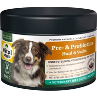 Vitalstyle Supplement Hond Pre-&Probiotics Huid&Vacht 200 gr product name