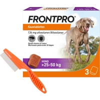 FRONTPRO XL - 3 Tabletten + Gratis Vlooienkam product name