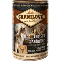 Carnilove hert met rendier natvoer hond (blik) 1 tray (6 x 400 g) Carnilove hert met rendier natvoer hond (blik) 1 tray (6 x 400 g)