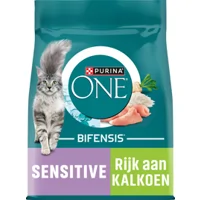 Purina ONE Sensitive - Kalkoen/Rijst - 2 x 1.5 kg Purina ONE Sensitive - Kalkoen/Rijst - 2 x 1.5 kg
