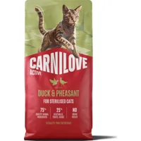 Carnilove Sterilised eend met fazant kattenvoer 2 x 6 kg Carnilove Sterilised eend met fazant kattenvoer 2 x 6 kg