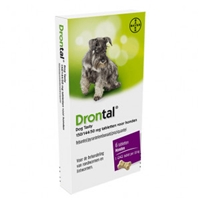 Bayer Drontal Dog Flavour 6 tabletten