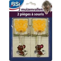 Traditionele Muizenval (2 Stuks) Tegen Muizen - Sterk mechanisme - Verpakt per 2 - Inclusief lokaashouder product name