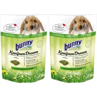 2x Bunny Nature Konijnendroom Herbs 1,5 kg 2x Bunny Nature Konijnendroom Herbs 1,5 kg