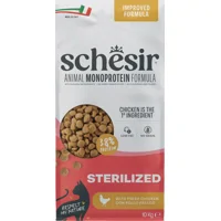Schesir Monoproteïne Promo Kattenvoer Droog Sterilized Kip 10 kg Schesir Monoproteïne Promo Kattenvoer Droog Sterilized Kip 10 kg