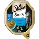 Sheba Sauce Lover met tonijn natvoer kat (kuipjes 85 g) Per 22 (22 x 85 g)