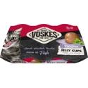 Voskes Jelly Cups tonijn met krab kattensnack (6x25 g) 12 verpakkingen (72 x 25 g)