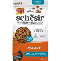 Schesir Monoproteïne Promo Kattenvoer Droog Vis 400 gr Schesir Monoproteïne Promo Kattenvoer Droog Vis 400 gr