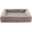 Bia bed fleece hoes hondenmand taupe bia-4 85x70x15 cm