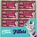 Edgard & Cooper graanvrij tonijn- en kipfilets kat natvoer blikjes 24 x 70gr