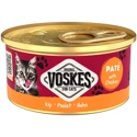 24x Voskes Kattenvoer Nat Paté Kip 85 gr