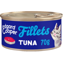 Edgard & Cooper graanvrij tonijnfilets kat natvoer blikje 70gr