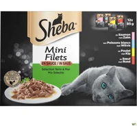 Sheba Selectie van de Chef Mini Filets in Saus - 24 x 85 gram Sheba Selectie van de Chef Mini Filets in Saus - 24 x 85 gram