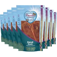 8x Renske Hondensnack Gezonde Beloning Vlees Strip Eend 1 kg 8x Renske Hondensnack Gezonde Beloning Vlees Strip Eend 1 kg