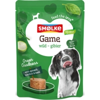 8x Smolke Hondenvoer Nat Game Green Goodness 300 gr
