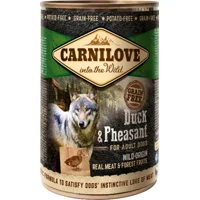Carnilove eend en fazant natvoer hond (blik) 1 tray (6 x 400 g) Carnilove eend en fazant natvoer hond (blik) 1 tray (6 x 400 g)