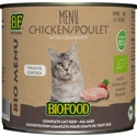 BF Petfood Biofood Organic Bio Menu Struvite Control kip natvoer kat (blik 200 gram) 12 x 200 g