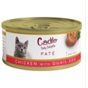 Cadilo Daily Delights - kip met kwartelei paté - natvoer kat (70 g) 1 verpakking (6 x 70g)