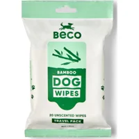 Beco Bamboo Wipes Travel Pack Ongeparfumeerd 20 stuks Beco Bamboo Wipes Travel Pack Ongeparfumeerd 20 stuks