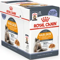 96x Royal Canin Hair & Skin Care Jelly Kattenvoer Nat 85 gr 96x Royal Canin Hair & Skin Care Jelly Kattenvoer Nat 85 gr