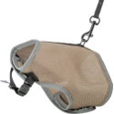 Trixie softtuigje met riem voor de kat Taupe