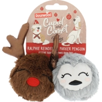 Rosewood Hondenspeelgoed Cupid&Comet Rendier&Pinguïn Duo 2 stuks product name
