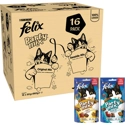 Felix Party Mix Original / Seaside kattensnoep 16 x 60 g