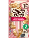Inaba Ciao Churu Bites kip met tonijn en zalm kattensnack 18 x 10 g