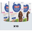 10x Smolke Vers Gestoomd Hondenvoer Nat Smølmix 395 gr