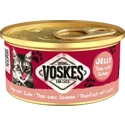 Voskes Jelly tonijn met zalm natvoer kat (24x85 g) 1 tray (24 x 85 g)